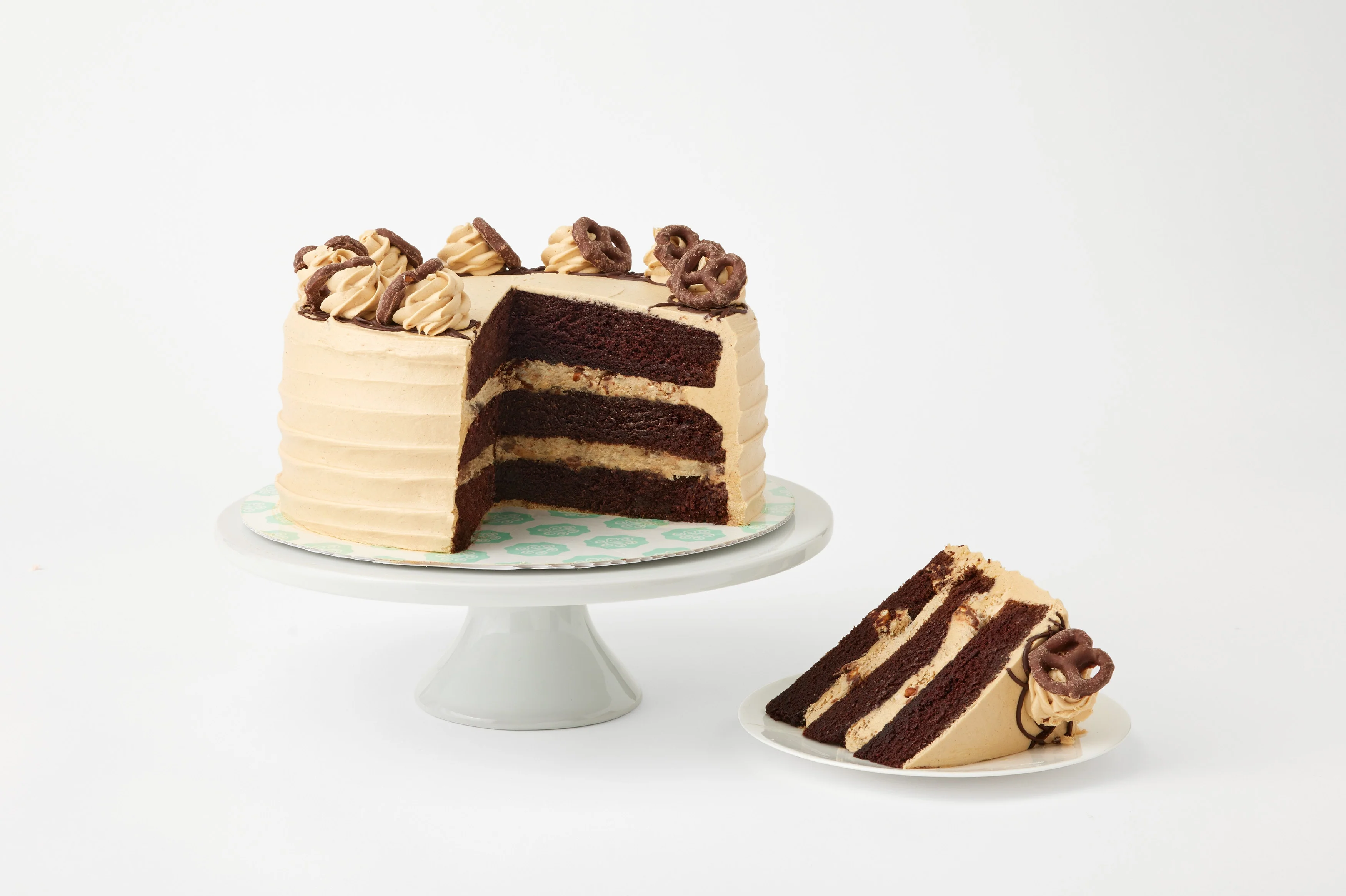 Chocolate Peanut Butter Pretzel Cake - Local - Image 2